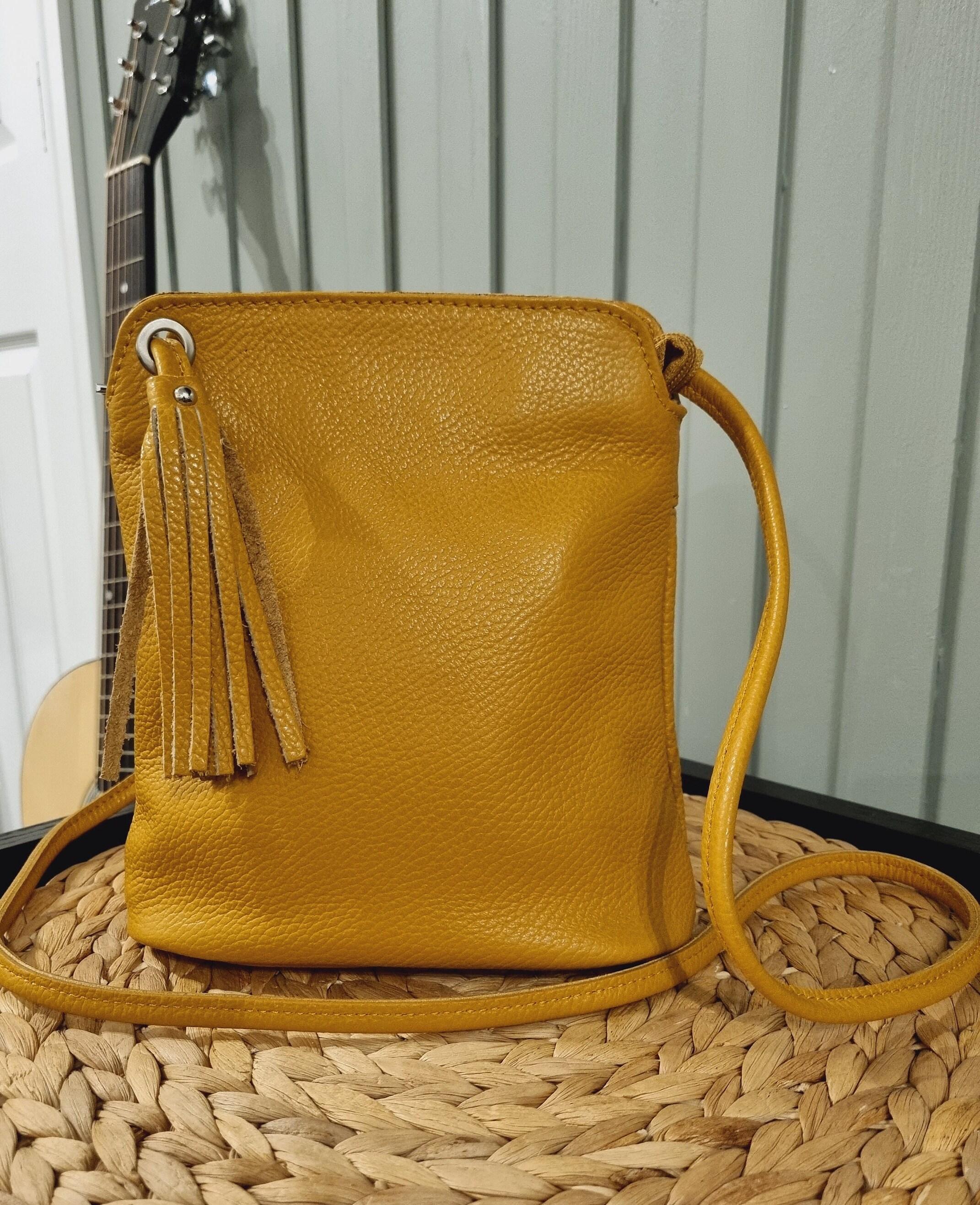 New Mustard New Look Crossbody Bag Metal Handles main image 1