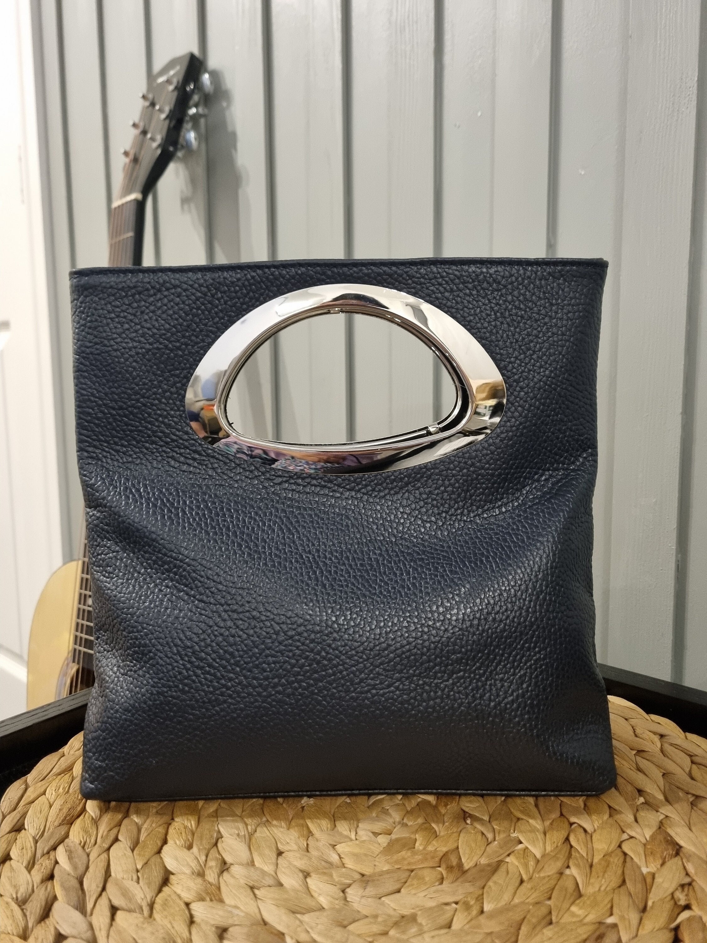 Navy Blue Handbags Etsy Sweden