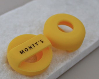 Yellow Silicone AirTag Holder for Dog and Cat Collars