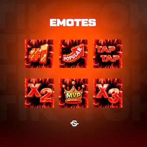 Fire Emotes for TikTok Live  | Instant Download