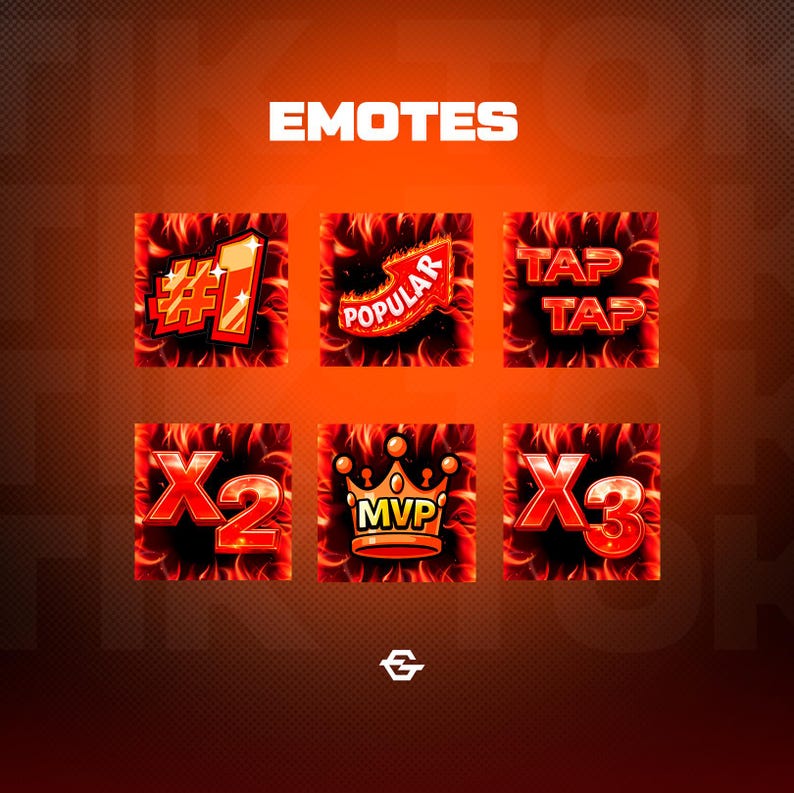 Eld-emojis för TikTok Live | Direktnedladdning bild 1