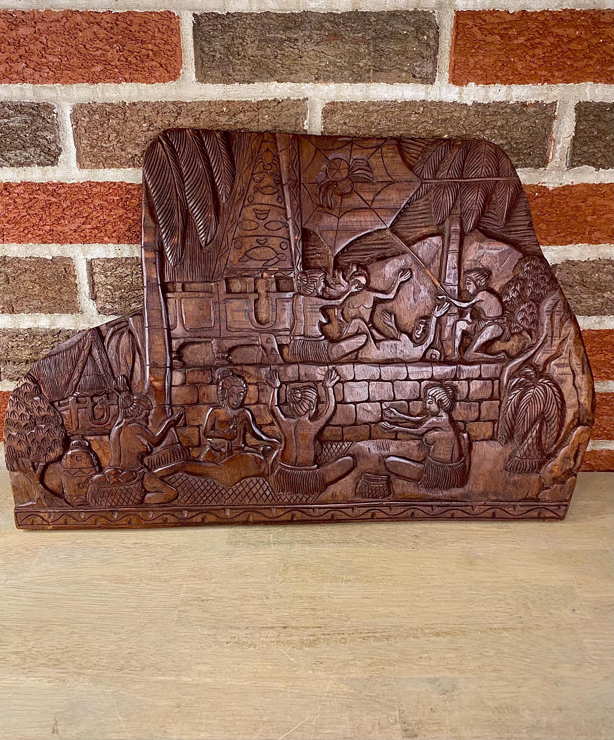 ストーリーボード パラオ国立美術館購入 木彫り il_fullxfull