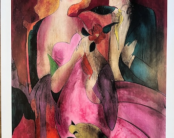 A Collection of 7 Linda Le Kinff Signed and Numbered Serigraphs