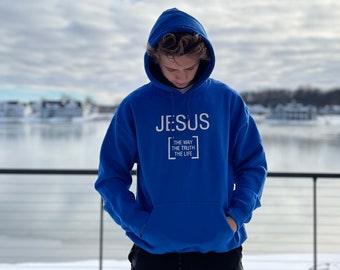 Christelijke hoodie, christelijke kleding, geloof hoodie, Jezus hoodie, geloof hoodie, religieuze hoodie