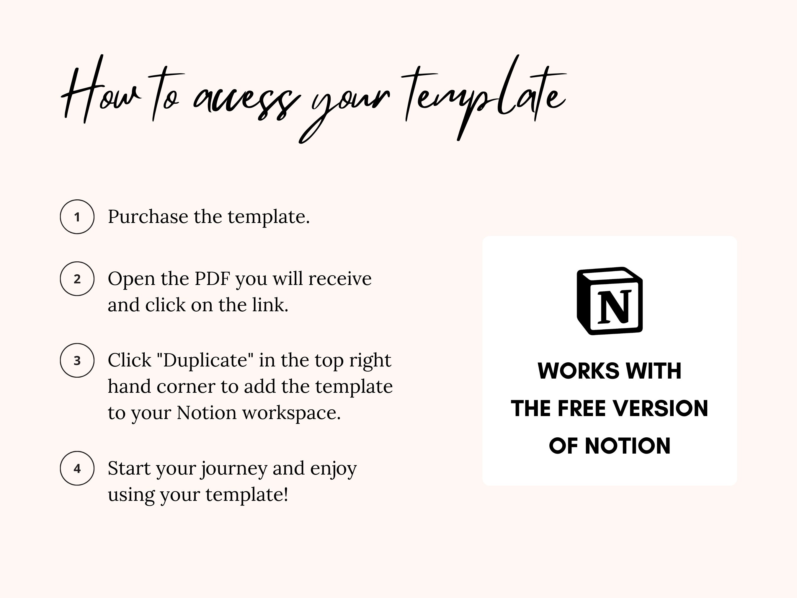 30 Day Challenge Manifestation Notion Template Manifestation Digital ...