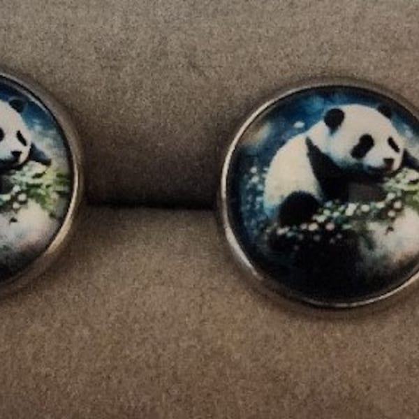 Panda Stud Earrings