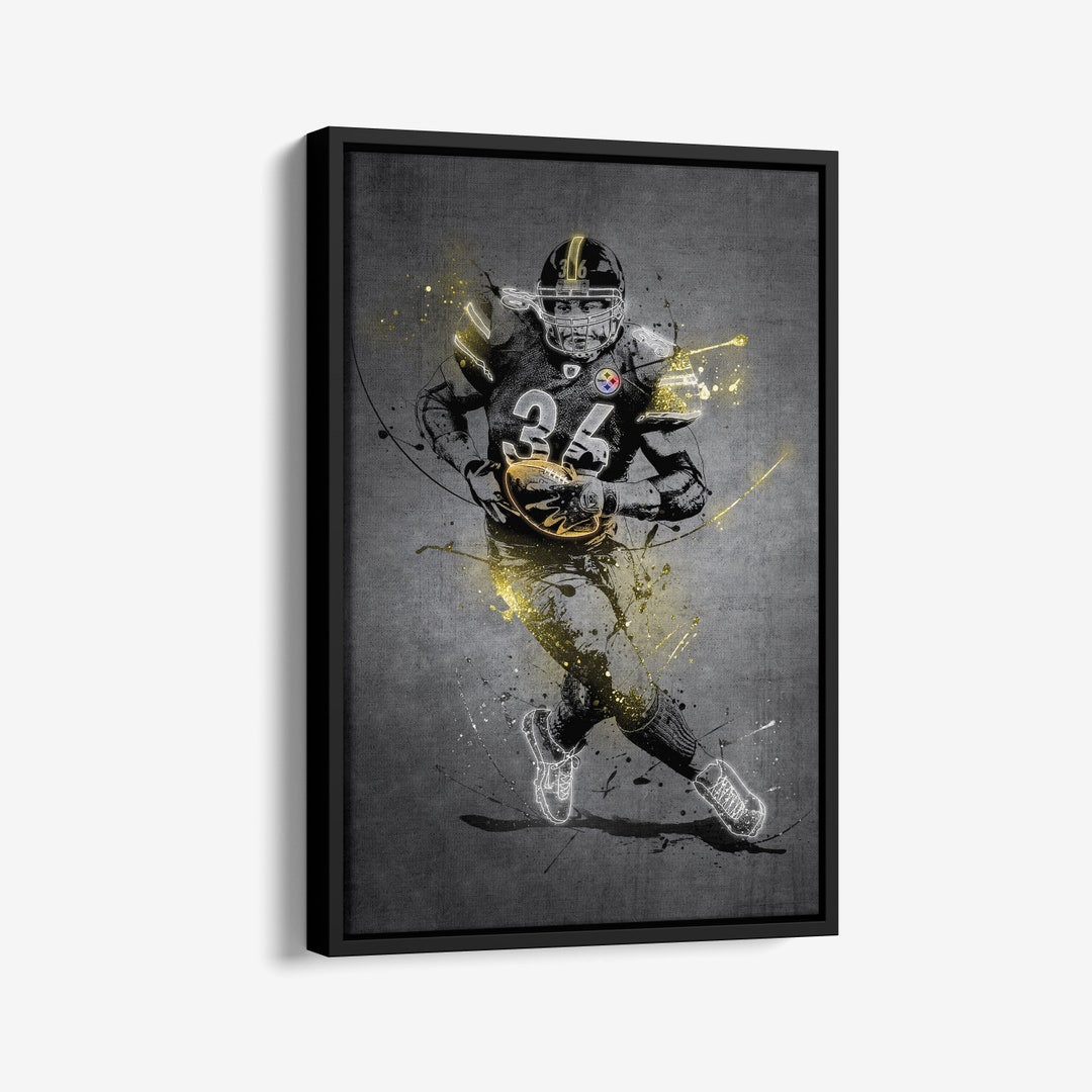 Jerome Bettis Poster Neon Splash Pittsburgh Steelers NFL - Etsy