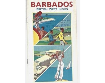 1937-38 Barbados British West Indies Travel Brochure