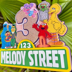 Sesame Street Cake Topper Sesame Street Cupcakes Topper - Etsy