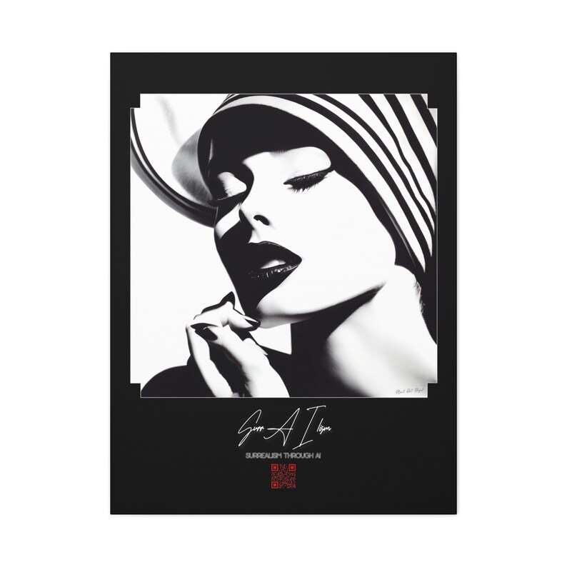 Surrailism Original Wall Art, Unique Large 1.25 Canvas Wall Art