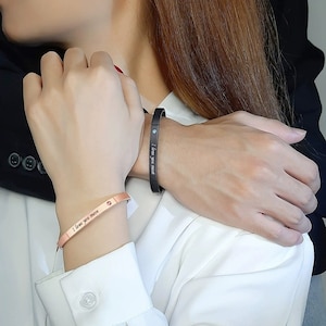 Personalized Cuff Bracelet • Custom Bangle • Engraved Cuff • Gift For Her • Mothers day Gifts •  Post From Australia •Christmas Gift