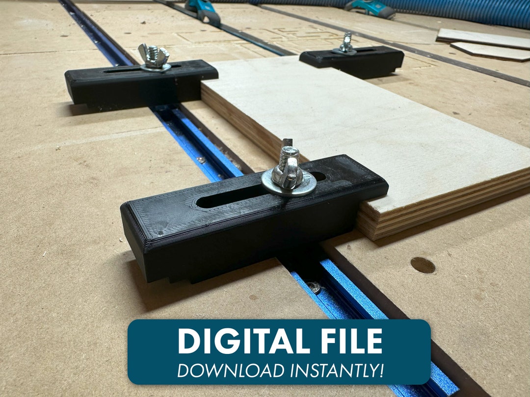 DIY CNC Hold Down Clamp 3D Printer Digital File Etsy