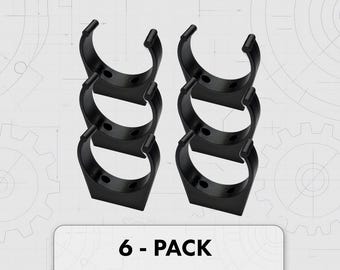 Mountable Vacuum Hose Clips (Set of 6) – Workshop & CNC Hose Management