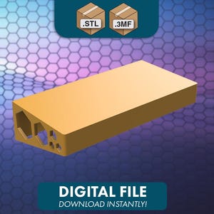 May include: A 3D printed model of a geometric shape with a honeycomb pattern. The model is a light brown colour and has a smooth surface. The model is a digital file that can be downloaded instantly.