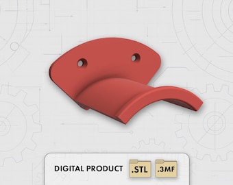 3D Printable Tape Roll Holder 2 inch - Digital File, STL, 3MF