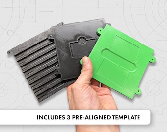 xTool F1 Engraving Jigs Bundle | Dog Tag, Business Card, Pencil Batch Alignment Fixtures