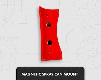 Magnetic Spray Can Holder: 3D Printed Wall & Metal Mount Organizer