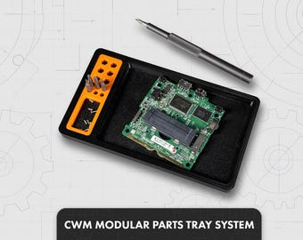 CWM Modular Parts Tray – Small Workbench Organizer with Removable Insert