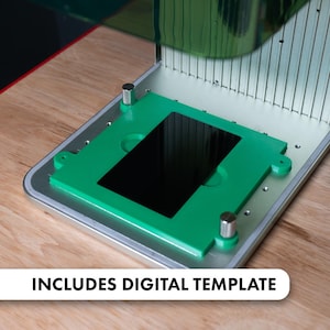 Metall Visitenkarten Gravur Jig für xTool F1 - enthält xTool Creative Space Vorlage
