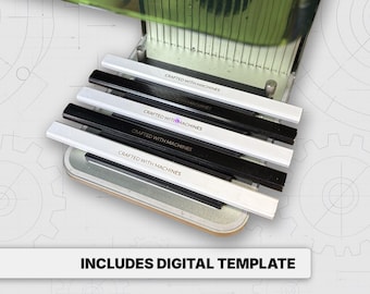 xTool F1 Contractor Pencil Engraving Jig — 5-Slot Flat Pencil Holder with Creative Space Template