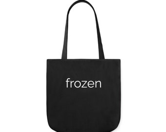 Reusable Grocery Bag - "Frozen" | Customized Grocery Bags | Large, Durable Bags | Canvas Washable Shopping Bag | Cute, Stylish Shopping Bag