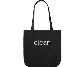 Reusable Grocery Tote Bag - CLEAN