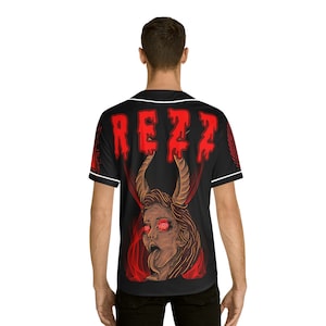 Camiseta de rave inspirada en Rezz, camiseta EDM, camiseta de EDM gótica y espeluznante, camiseta de rave demoníaca en espiral, cabeza de bajo dubstep