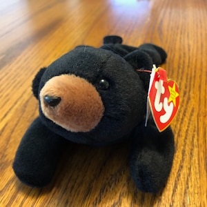 1994 Blackie The Bear Beanie Baby with Tag Errors