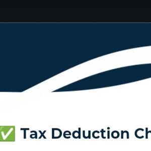 Tax Deductible Checklist