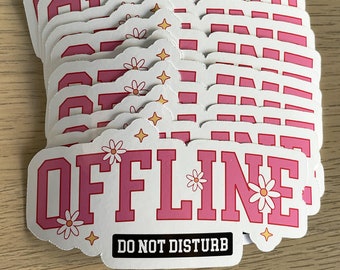 Offline Do Not Disturb Vinyl Sticker