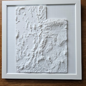 Utah 3D Topography