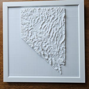 Topografía 3D de Nevada