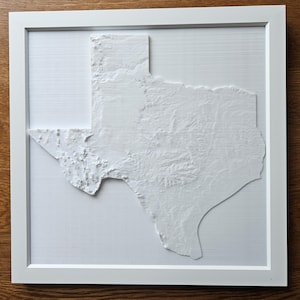 Texas 3D Topography