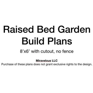 Raised Bed Garden Build Plans - Etsy