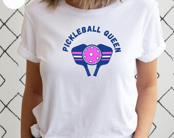 Pickleball Queen T-Shirt: Game Day Tee for Women