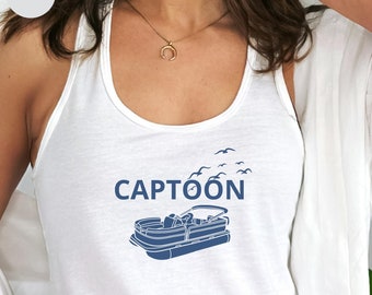 Funny Pontoon Captain Shirt - Boating Gift for Lake Lover