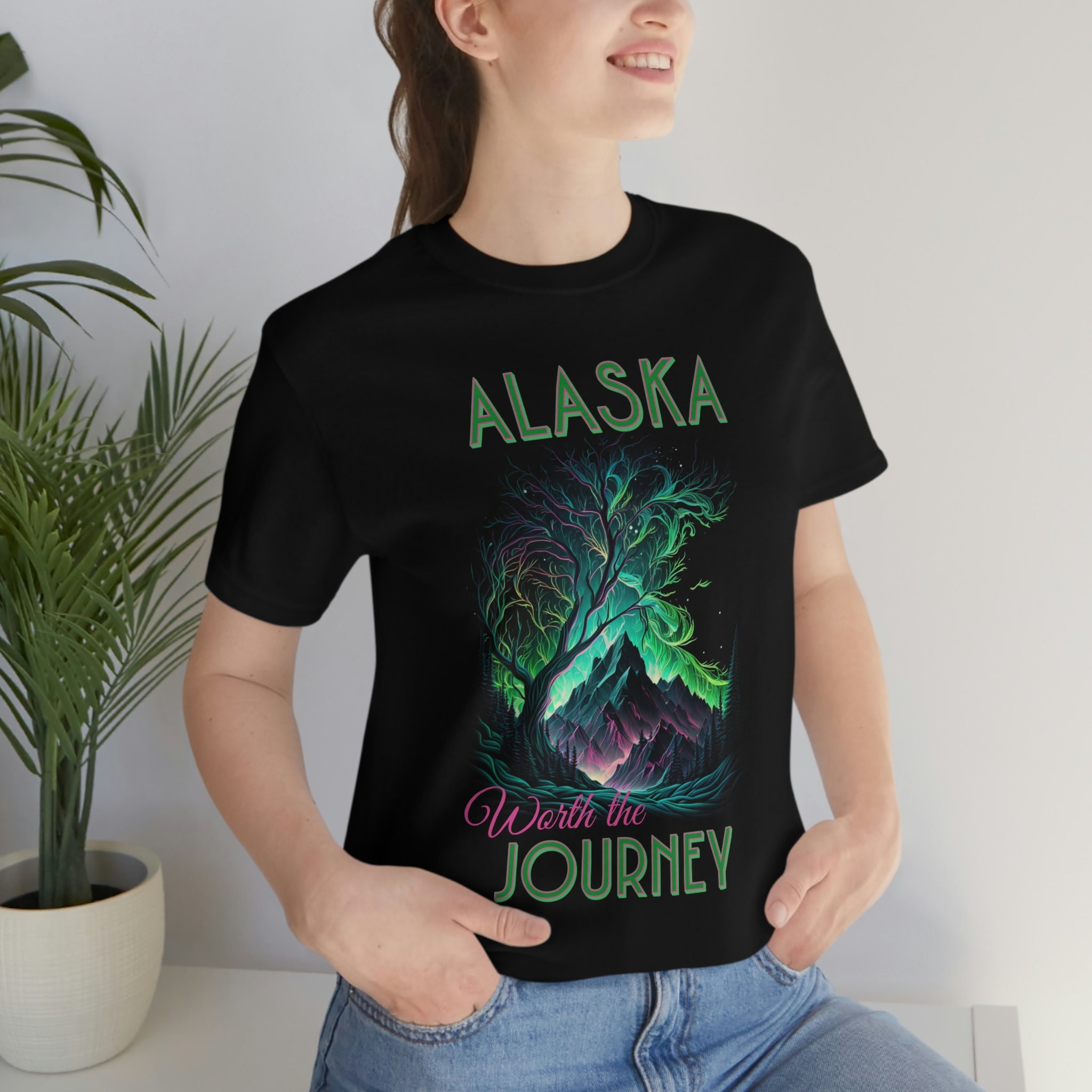 Worth the Journey Alaska/northern Lights/aurora Borealis - Etsy