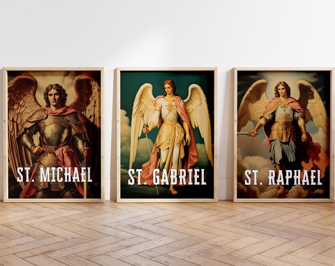 St Michael the Archangel Saint Michael Art St Michael Art Catholic Art ...