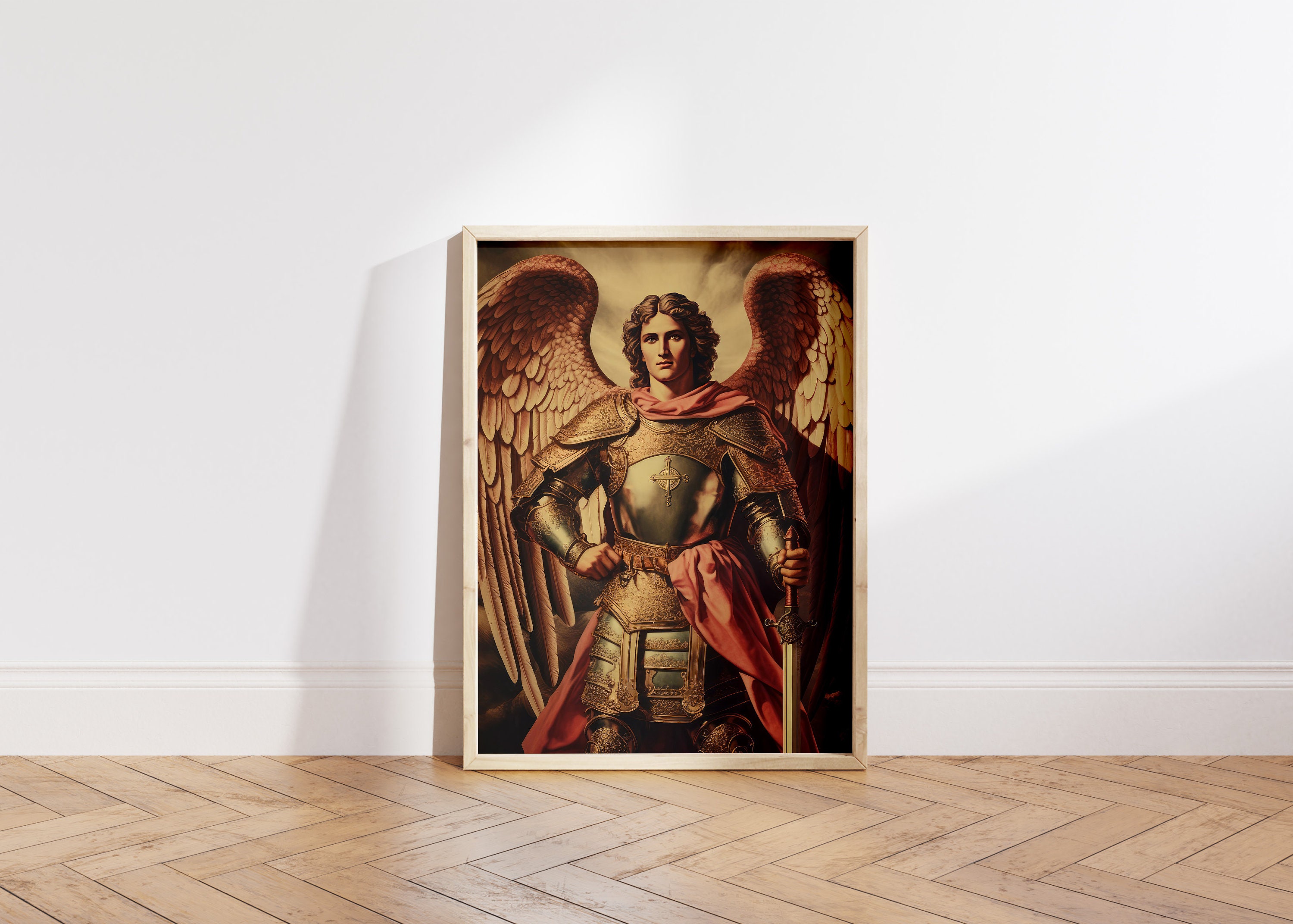 St Michael the Archangel Saint Michael Art St Michael Art Catholic Art ...