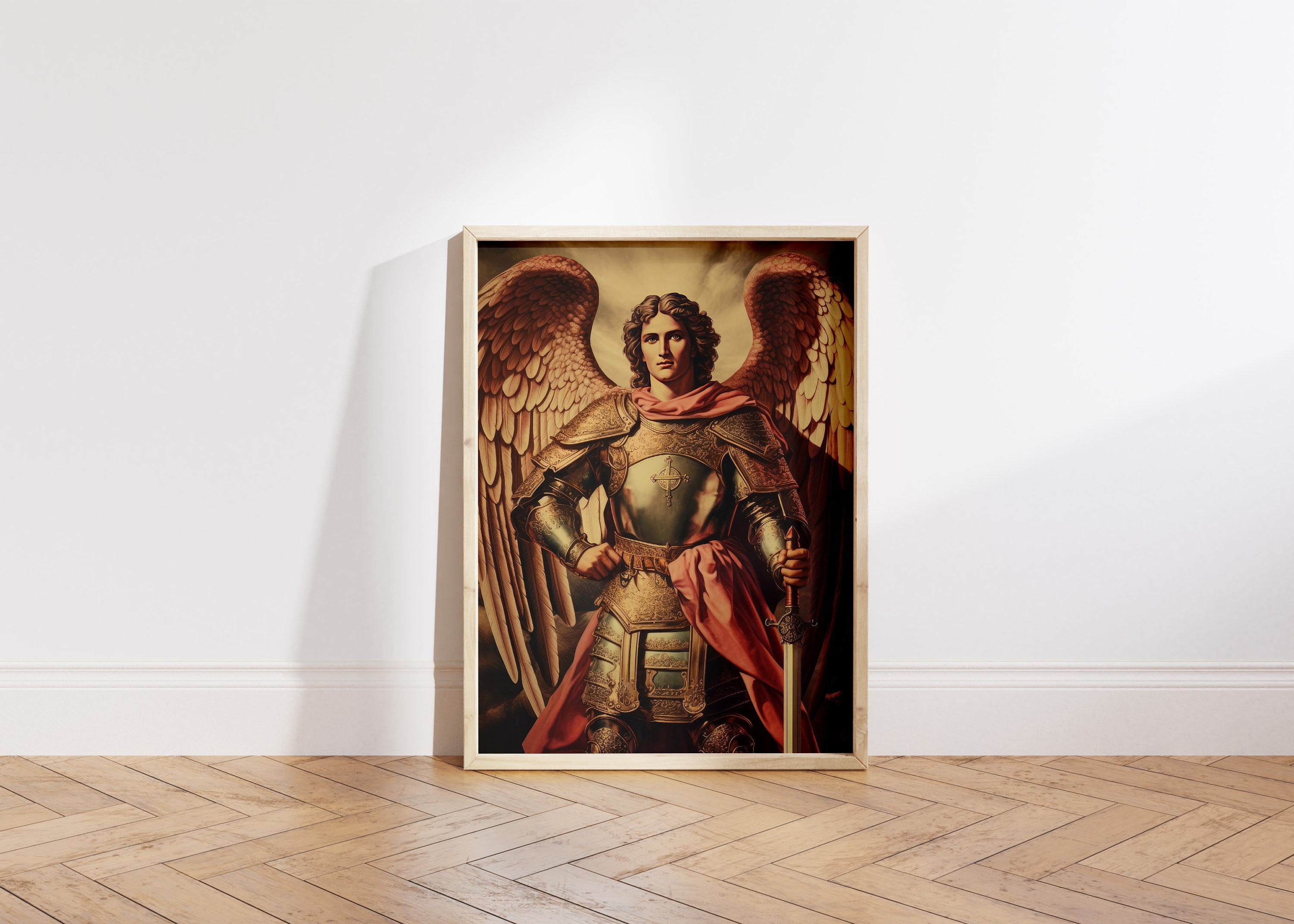 St Michael the Archangel Saint Michael Art St Michael Art Catholic Art ...