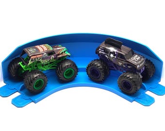 Monster Truck con curva a 90 gradi / Compatibile con la pista Hot Wheels