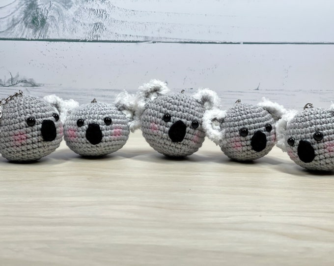 Handmade Crochet Fun Animal Keychains