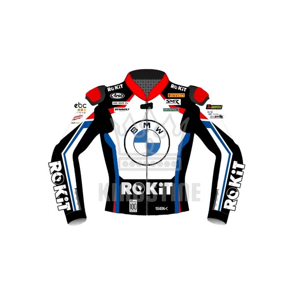 Chaqueta de moto BMW MotoGP track racing chaqueta de cuero entera regalo para ciclistas