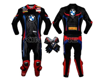 MONO BMW Mono de cuero para moto Mono de cuero BMW Motogp Mono de cuero para moto Guantes y envío gratis a todo el mundo