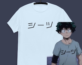 Deku Shirt My Hero Academia Anime Merch Midoriya Fan T-Shirt For Anime Fan Japanese Anime Tshirt Gift For Him Anime Graphic Tee