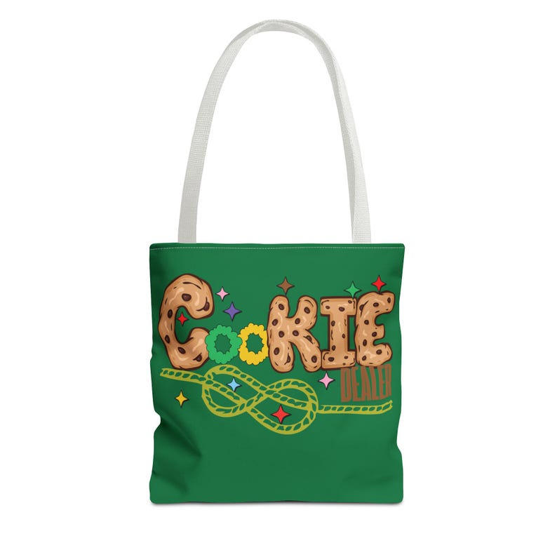 Girl Scout Tote Bag (AOP) COOKIE SELLER support girl scouts image 3