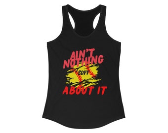 Camiseta de tirantes Racerback Ideal para mujer de SOFTBOL