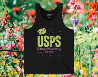 USPS Mail Lover Tank | Postal Service Graphic Tank Top