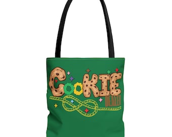 Girl Scout Tote Bag (AOP) COOKIE SELLER support girl scouts