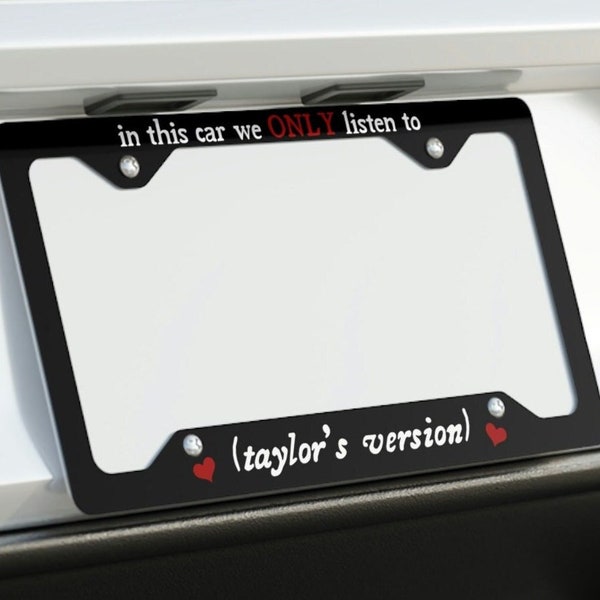 The Taylor License Plate Etsy
